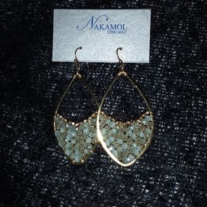 Stunning Gold Nakamol Chicago Earrings